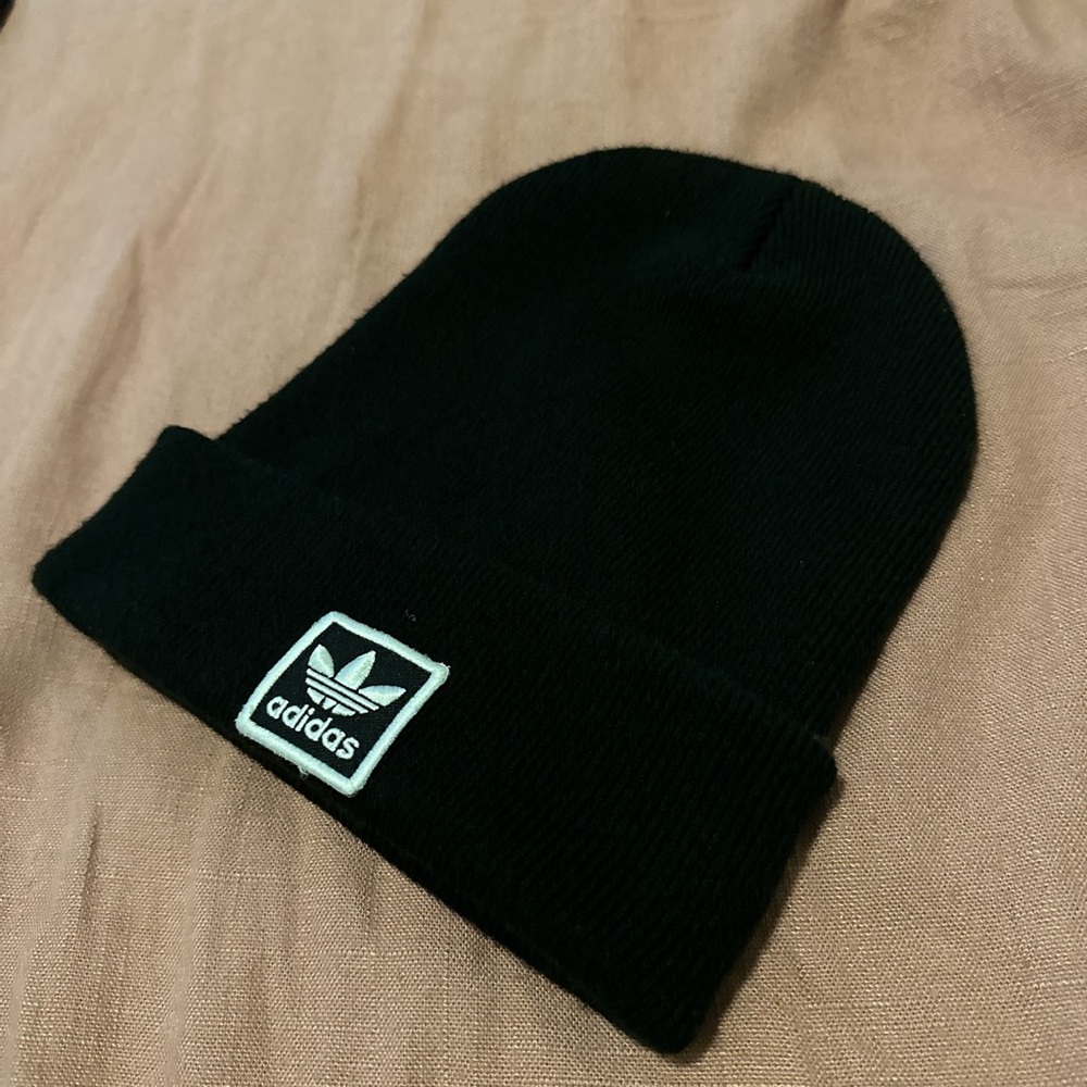 Black Beanie by Adidas
